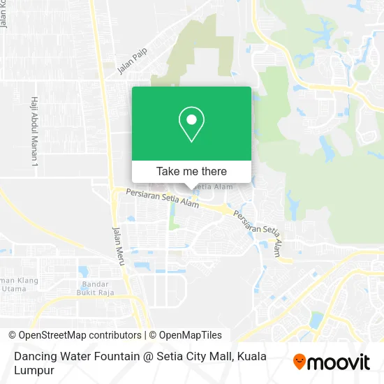 Dancing Water Fountain @ Setia City Mall map