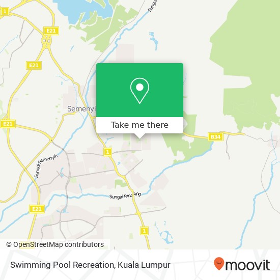 Swimming Pool Recreation map