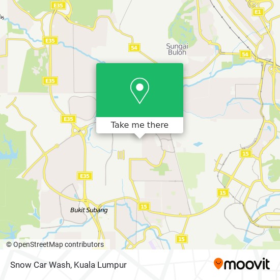 Snow Car Wash map