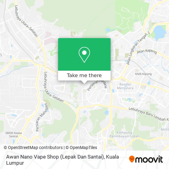 Awan Nano Vape Shop (Lepak Dan Santai) map