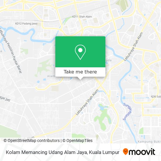 Peta Kolam Memancing Udang Alam Jaya