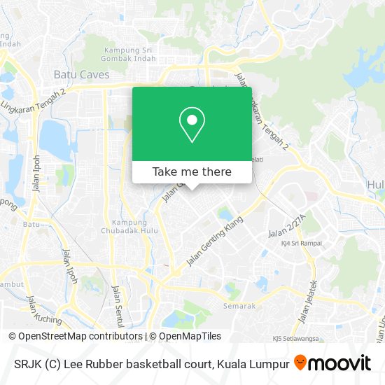 SRJK (C) Lee Rubber basketball  court map