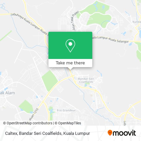 Peta Caltex, Bandar Seri Coalfields