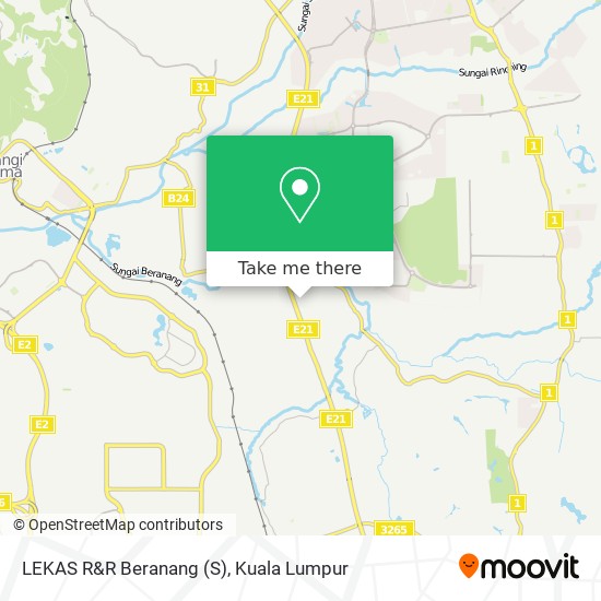 LEKAS R&R Beranang map