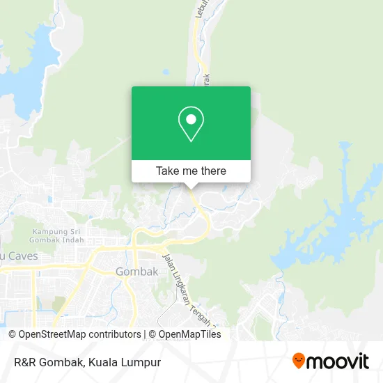 R&R Gombak map