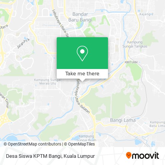 Desa Siswa KPTM Bangi map