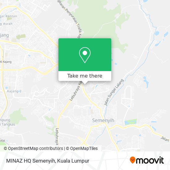 MINAZ HQ Semenyih map