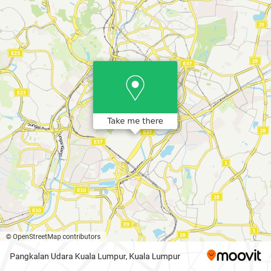 Peta Pangkalan Udara Kuala Lumpur