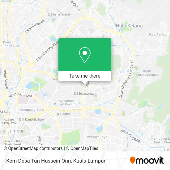 Kem Desa Tun Hussein Onn map