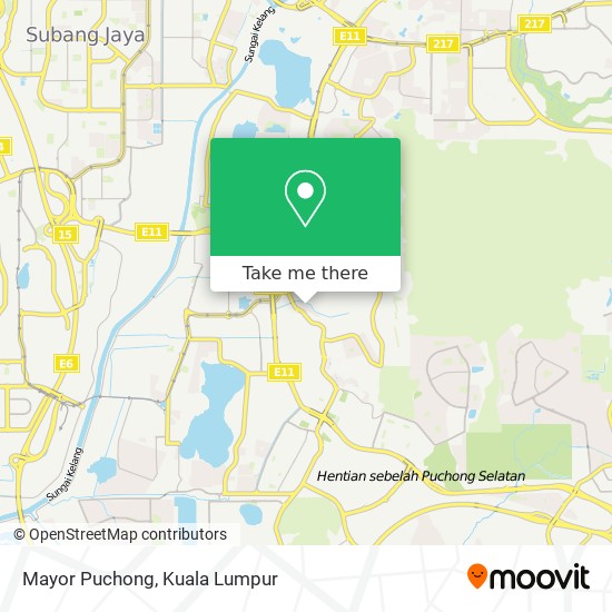 Mayor Puchong map
