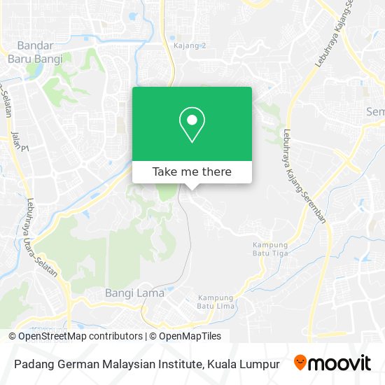 Padang German Malaysian Institute map