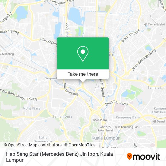 Hap Seng Star (Mercedes Benz) Jln Ipoh map