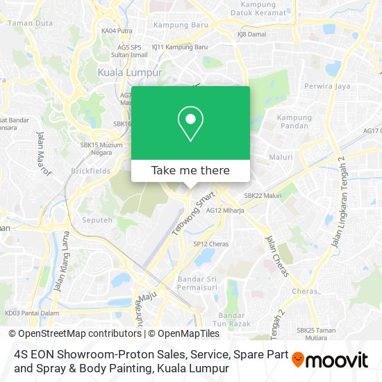 4S EON Showroom-Proton Sales, Service, Spare Part and Spray & Body Painting map