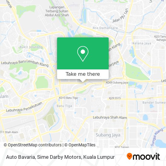 Auto Bavaria, Sime Darby Motors map