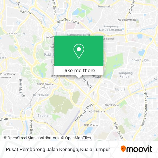 Peta Pusat Pemborong Jalan Kenanga