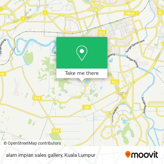 alam impian sales gallery map