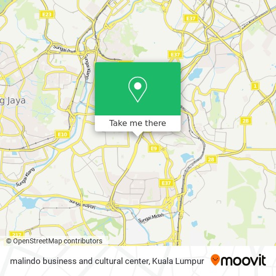 malindo business and cultural center map