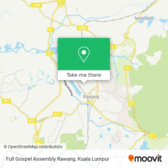 Full Gospel Assembly Rawang map