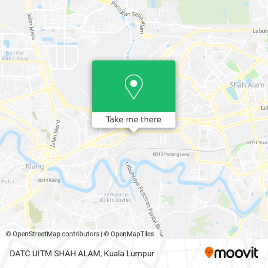 DATC UITM SHAH ALAM map