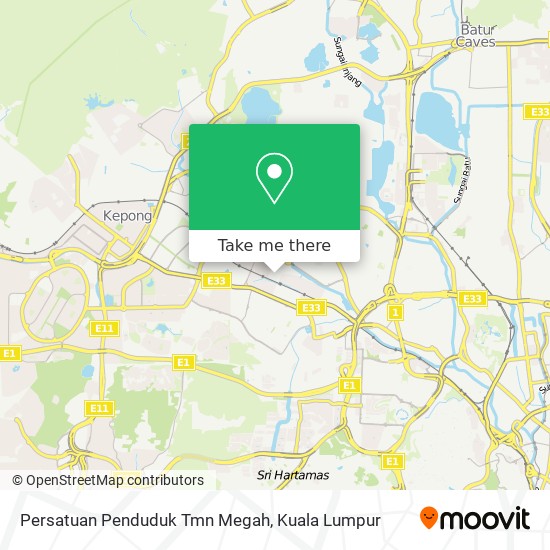 Persatuan Penduduk Tmn Megah map