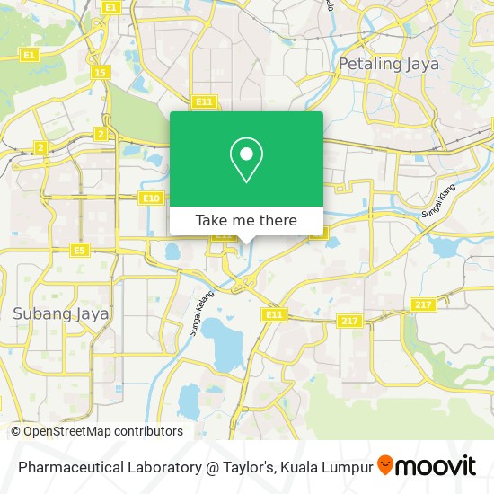 Pharmaceutical Laboratory @ Taylor's map
