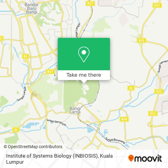Institute of Systems Biology (INBIOSIS) map