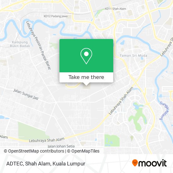 ADTEC, Shah Alam map