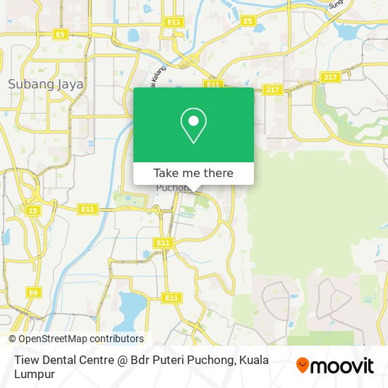 How To Get To Tiew Dental Centre Bdr Puteri Puchong In Puchong By Bus Or Mrt Lrt