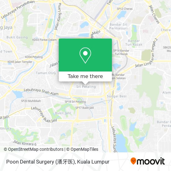 Poon Dental Surgery (潘牙医) map