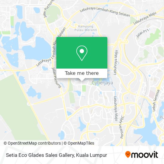 Setia Eco Glades Sales Gallery map
