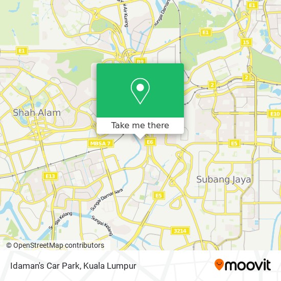 Peta Idaman's Car Park