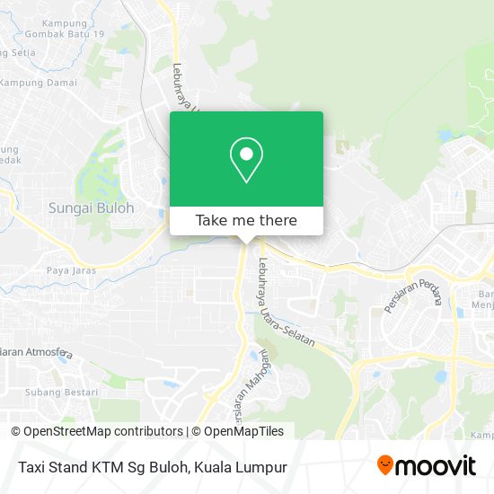 Taxi Stand KTM Sg Buloh map