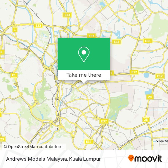 Andrews Models Malaysia map