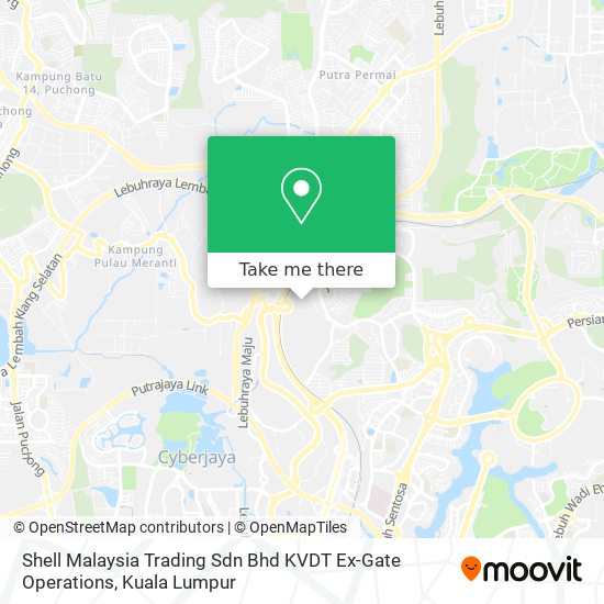 Peta Shell Malaysia Trading Sdn Bhd KVDT Ex-Gate Operations