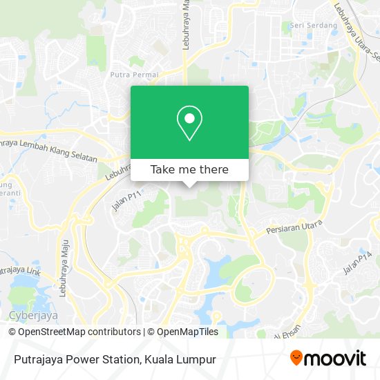 Putrajaya Power Station map