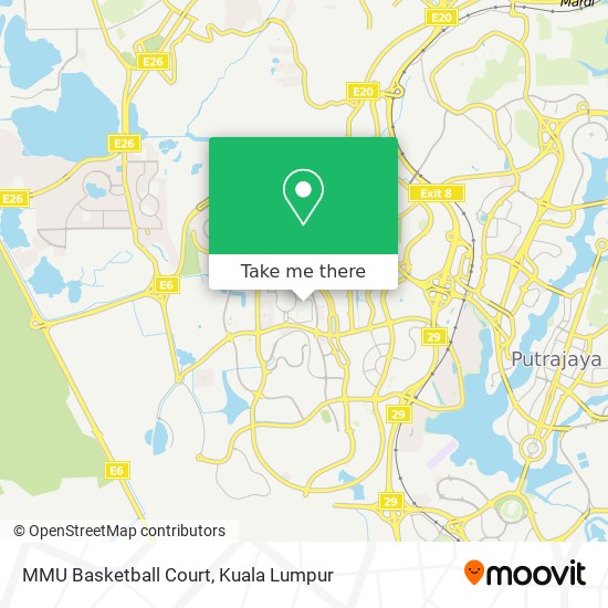 MMU Basketball Court map