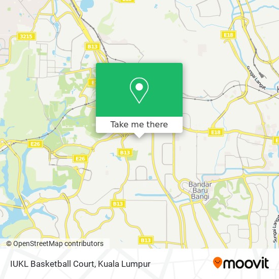 IUKL Basketball Court map