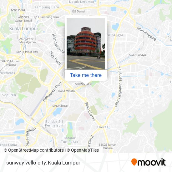 sunway vello city map