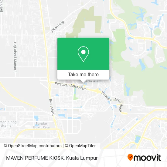 MAVEN PERFUME KIOSK map