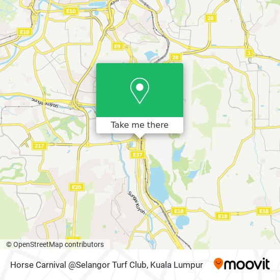 Horse Carnival @Selangor Turf Club map