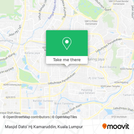 Masjid Dato' Hj Kamaruddin map