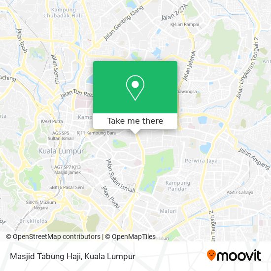 Masjid Tabung Haji map