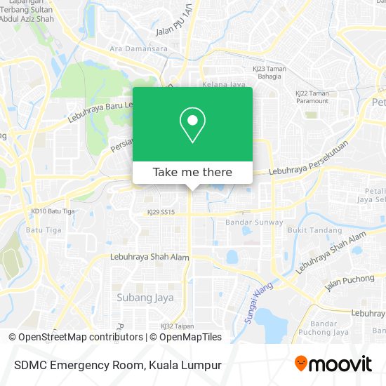 SDMC Emergency Room map