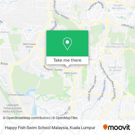 Happy Fish Swim School Malaysia map