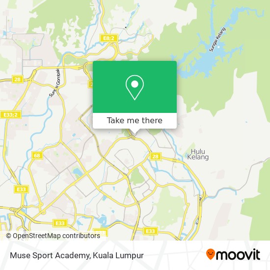 Muse Sport Academy map