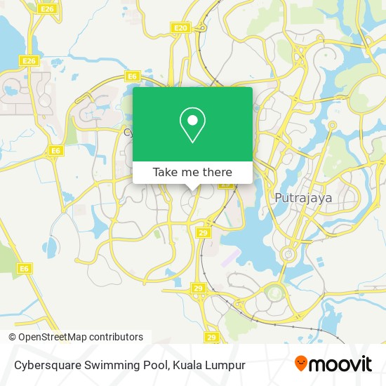 Cybersquare Swimming Pool map