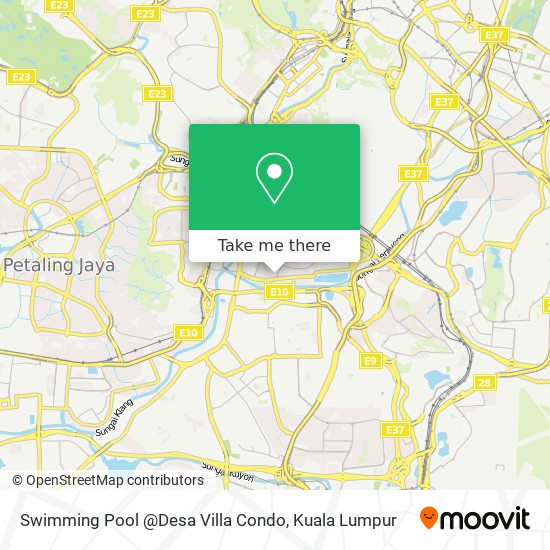 Swimming Pool @Desa Villa Condo map