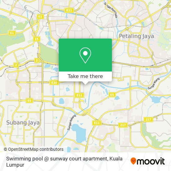 Swimming pool @ sunway court apartment map