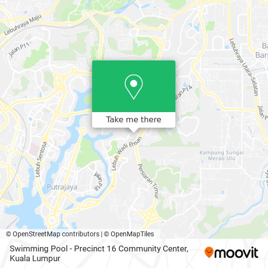 Swimming Pool - Precinct 16 Community Center map