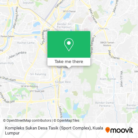 Kompleks Sukan Desa Tasik (Sport Complex) map